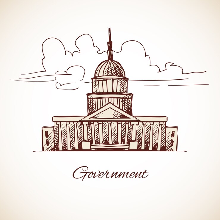 Free Vector government building design