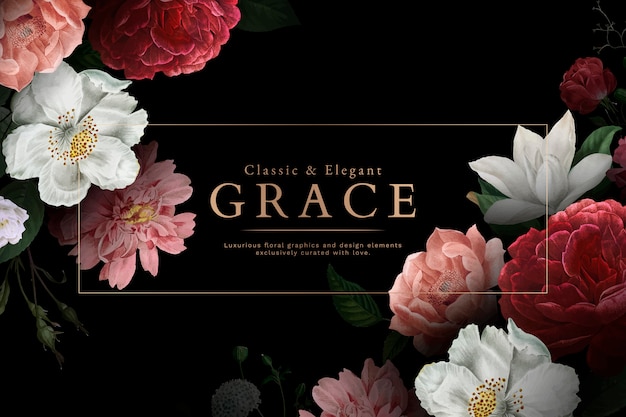 Free vector grace greeting card