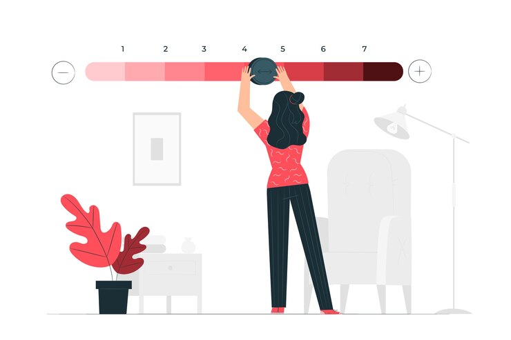 Free Vector grades concept illustration