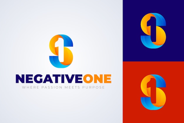 Gradient 1 logo design