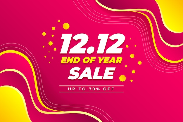 Gradient 12.12 sale background