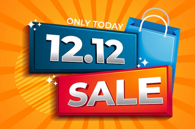 Gradient 12.12 sale background