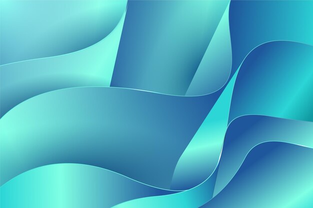 Gradient 3d folds background