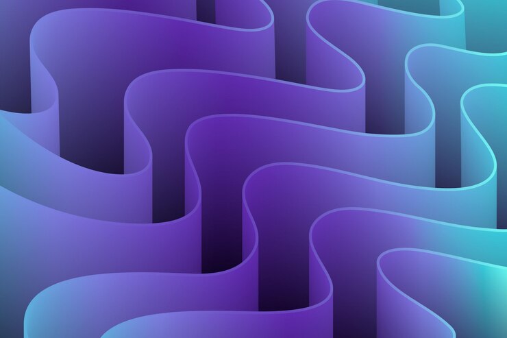 Free Vector gradient 3d folds background