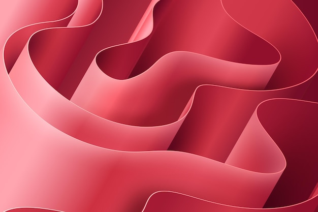 Gradient 3d folds background