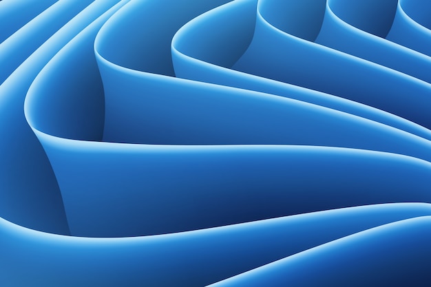 Gradient 3d folds background