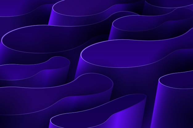 Free vector gradient 3d folds background