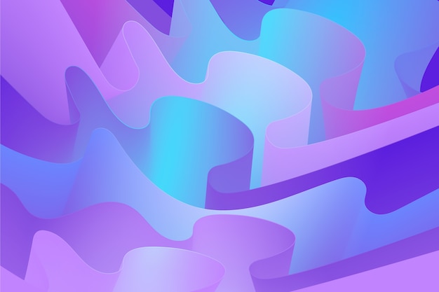 Free vector gradient 3d folds dynamic background