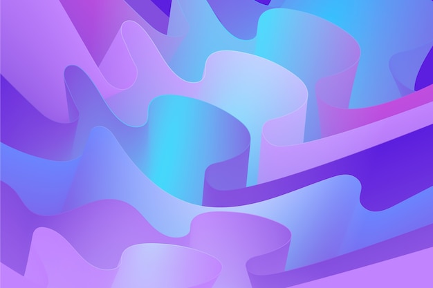 Gradient 3d folds dynamic background