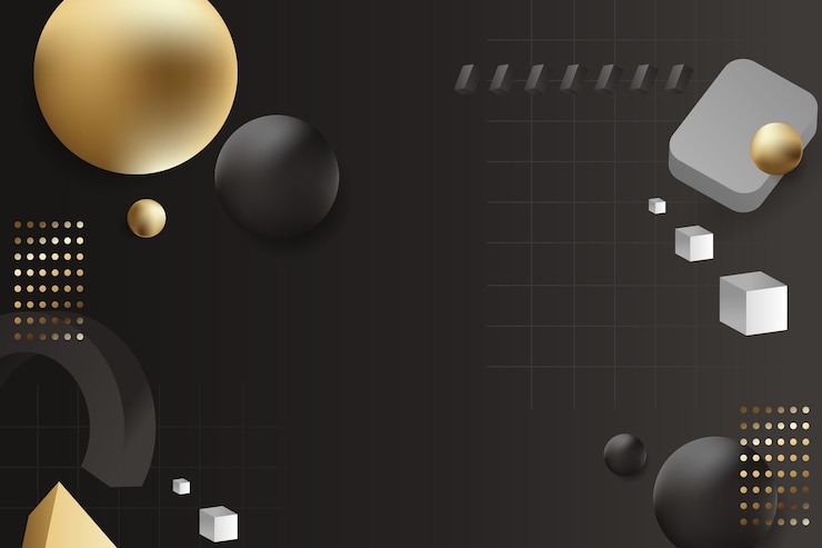 Free Vector gradient 3d geometric background