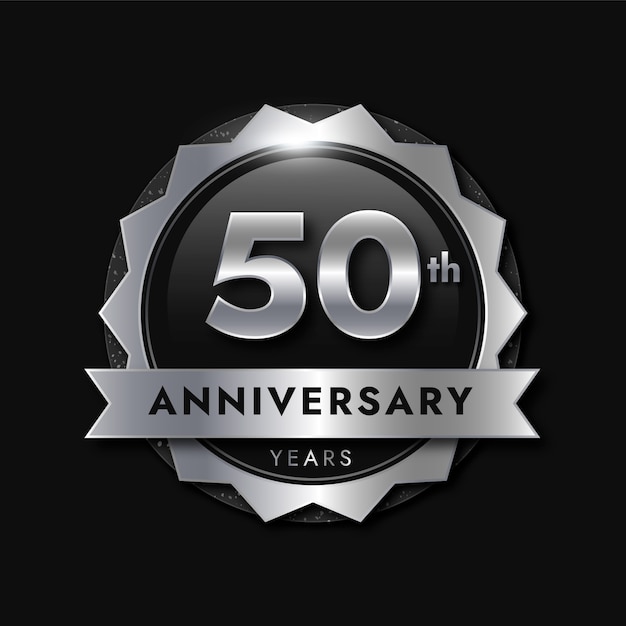 Gradiente 50° anniversario o design di compleanno