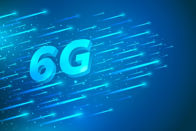 Бесплатное векторное изображение Градиентный фон 6g