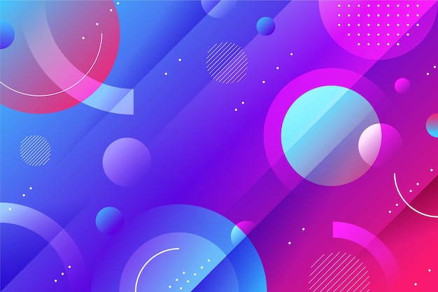 Free vector gradient abstract background design