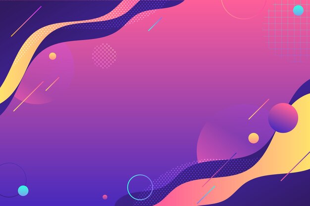 서로 다른 모양의 그라디언트 추상적인 배경
