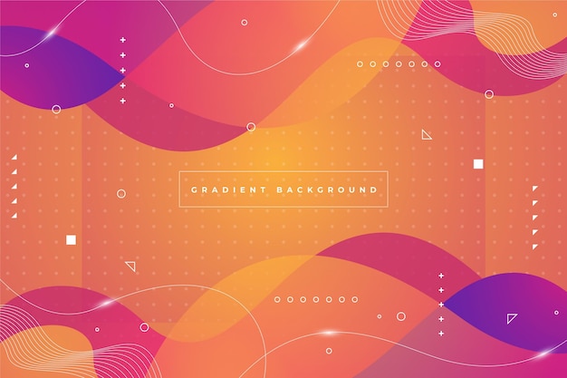 Free vector gradient abstract background