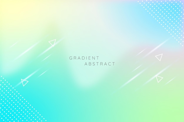 Gradient abstract creative background
