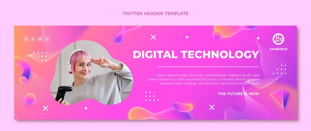勾配抽象流体技術ツイッターヘッダー