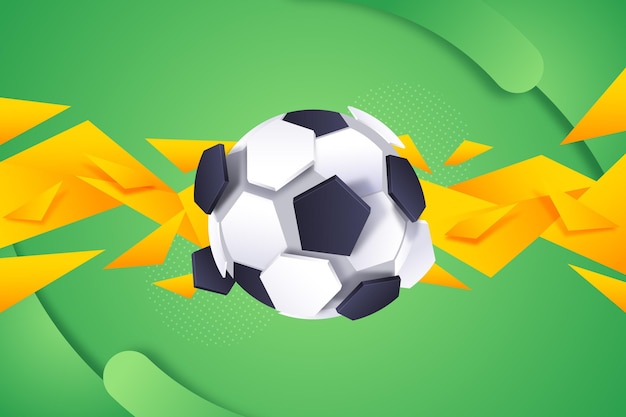 Gradient abstract football background