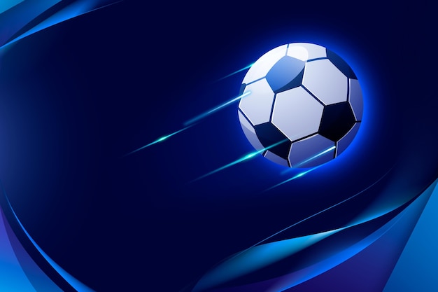 Free vector gradient abstract football background