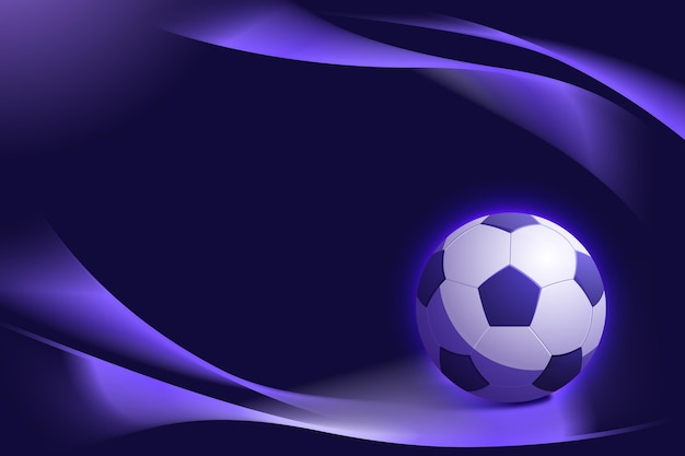 Бесплатное векторное изображение Градиент абстрактный футбольный фон