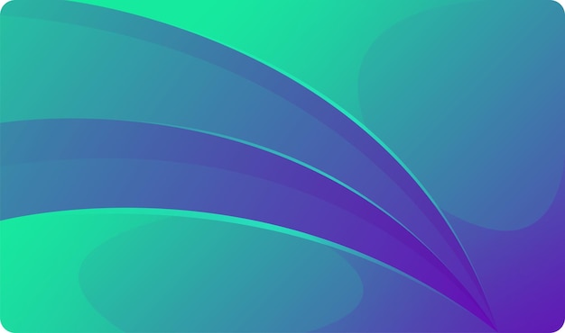 Gradient abstract geometric background wave style