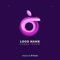 Free vector gradient abstract logo template