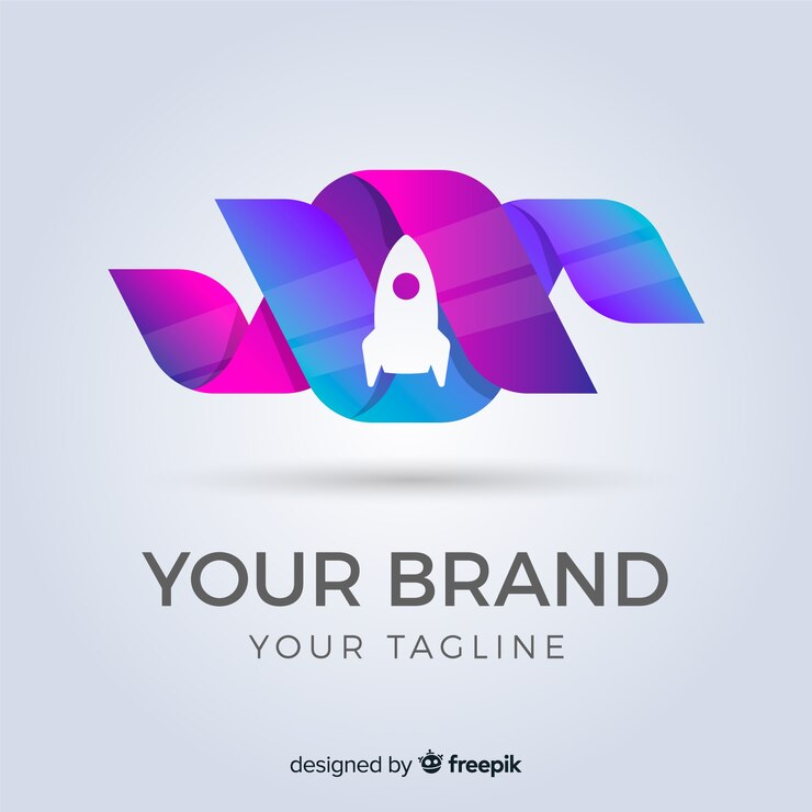 Free Vector gradient abstract logo template