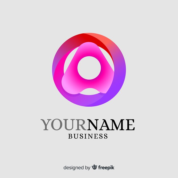 Gradient abstract logo