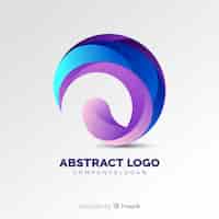 Бесплатное векторное изображение Градиент абстрактный логотип