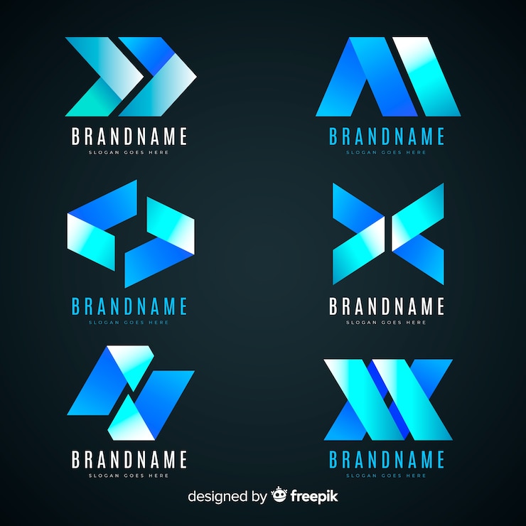 Free Vector gradient abstract logo
