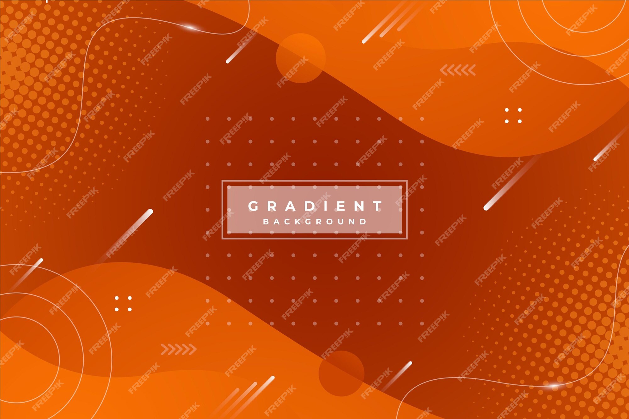 Free Vector | Gradient abstract orange background