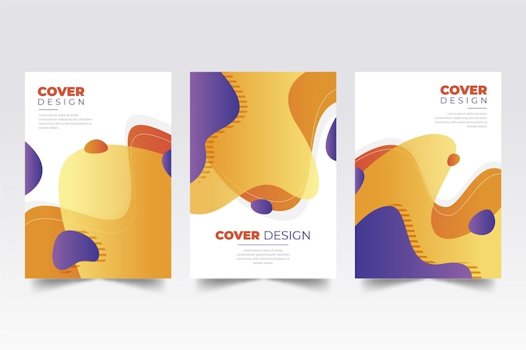 Free Vector gradient abstract shapes cover collection
