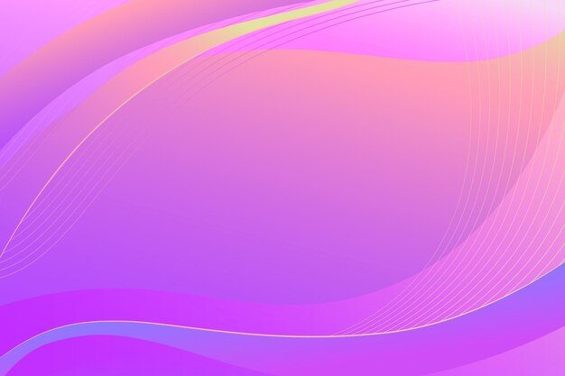 Gradient abstract wavy background