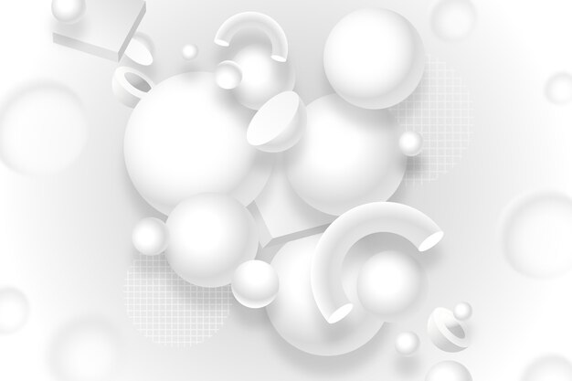 Gradient abstract white background