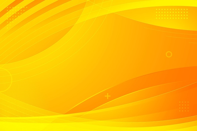 Free vector gradient abstract yellow background