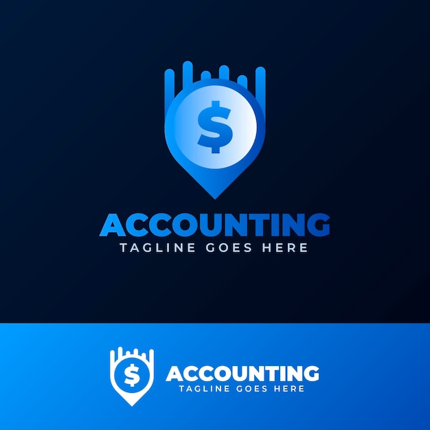 Gradient accounting logo