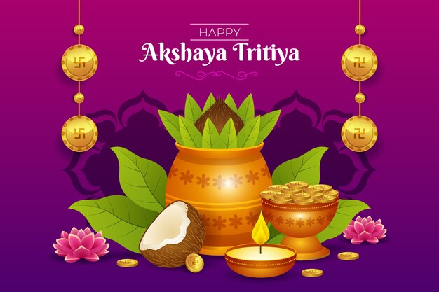 그라데이션 akshaya tritiya 배경