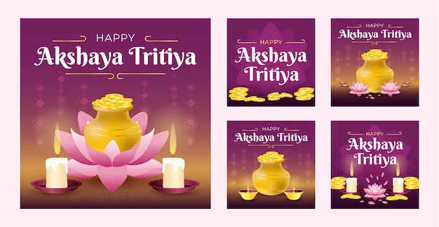 Gradient akshaya tritiya instagram коллекция постов