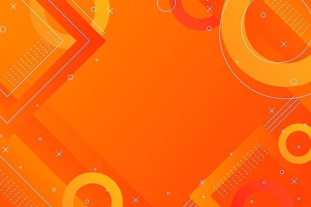 Free vector gradient amber  background