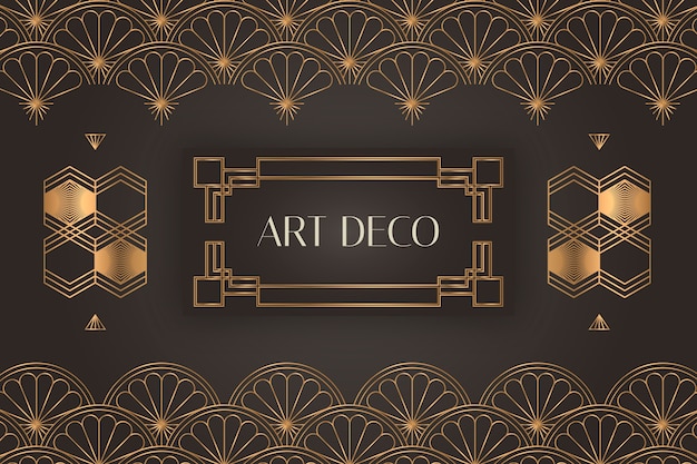 gradient art deco  background
