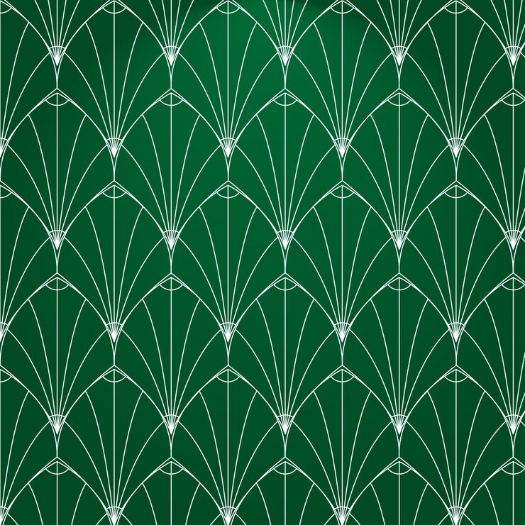 Free Vector gradient art deco pattern design