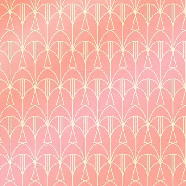 Gradient art deco pattern design