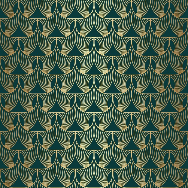 Gradient art deco pattern