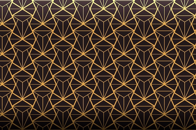 Gradient art deco pattern