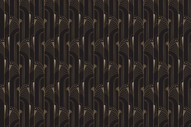 Gradient art deco pattern