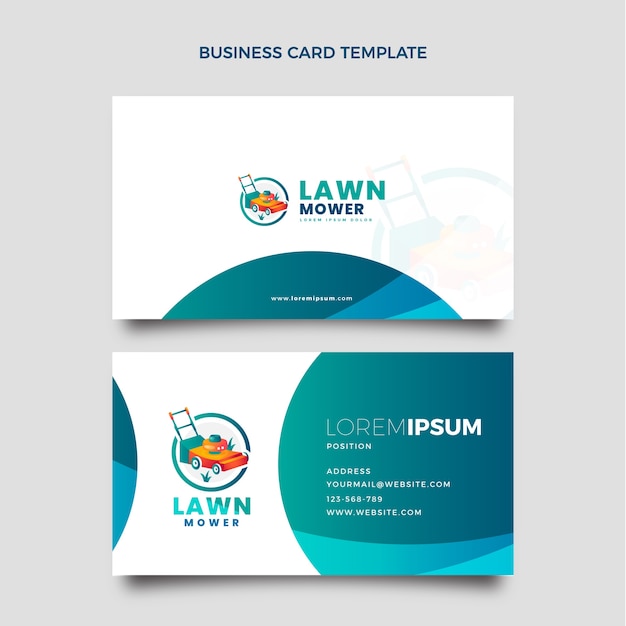 Blue Simple Cleaning Services Free Business Card Template PSD