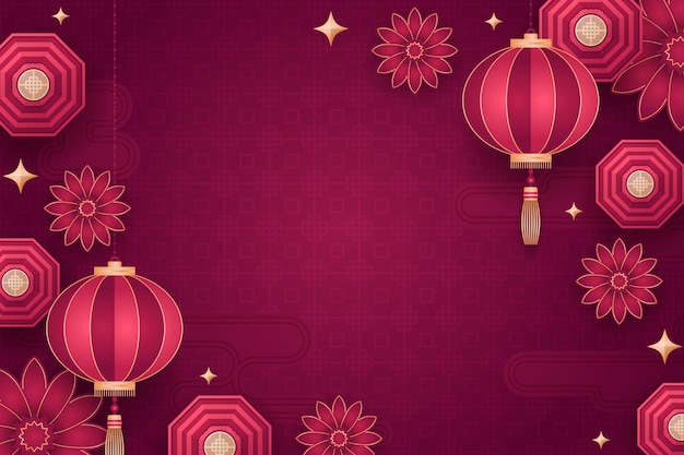 Gradient background for chinese new year celebration