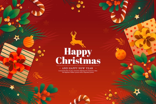 Gradient background for christmas season celebration