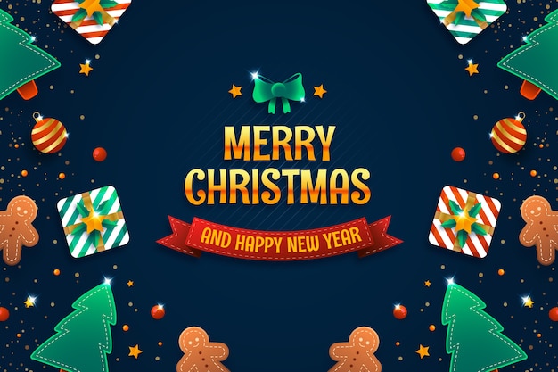 Gradient background for christmas season celebration