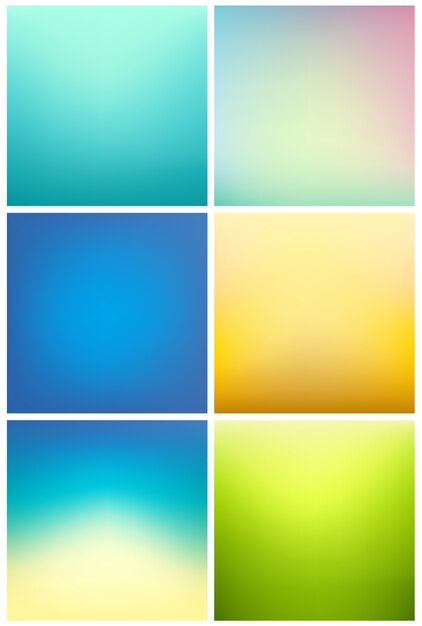 Gradient background collection